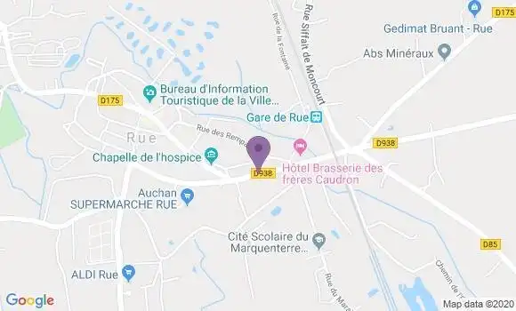 Localisation BNP Paribas Agence de Rue