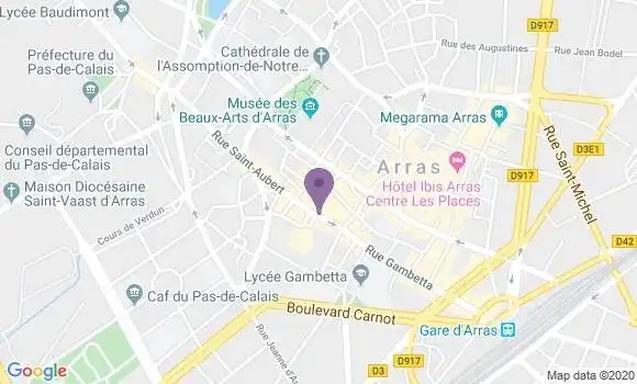 Localisation BNP Paribas Agence d