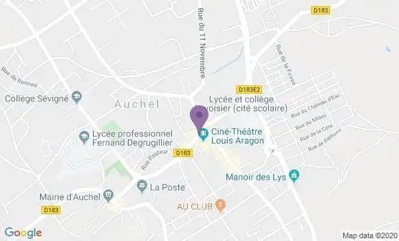 Localisation BNP Paribas Agence d