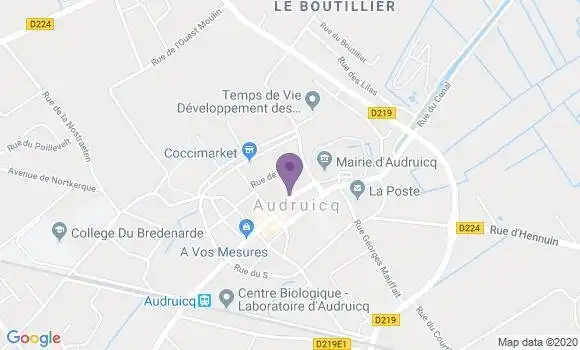 Localisation BNP Paribas Agence d