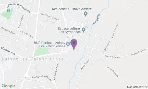 Localisation BNP Paribas Agence d