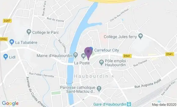 Localisation BNP Paribas Agence d