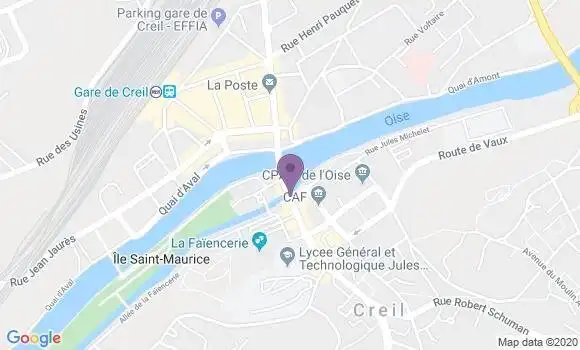 Localisation BNP Paribas Agence de Saint Leu d