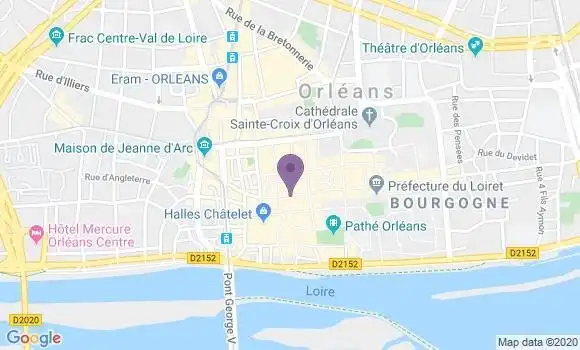 Localisation BNP Paribas Agence d