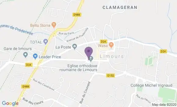 Localisation LCL Agence de Limours