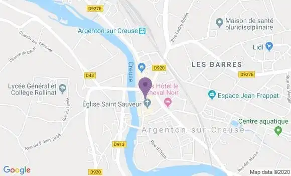 Localisation BNP Paribas Agence d