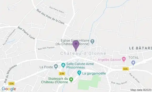 Localisation BNP Paribas Agence de Le Château d