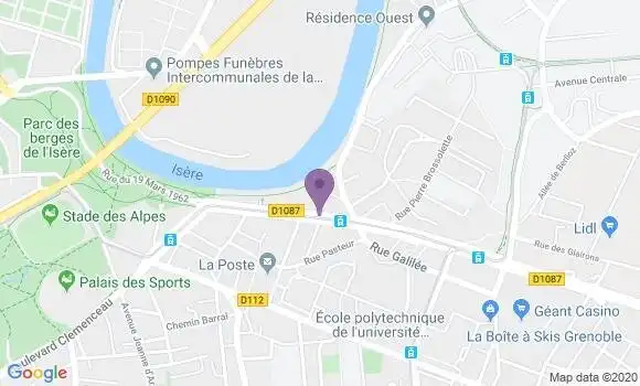 Localisation LCL Agence de Saint Martin d