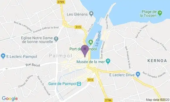 Localisation BNP Paribas Agence de Paimpol