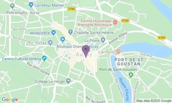 Localisation BNP Paribas Agence d