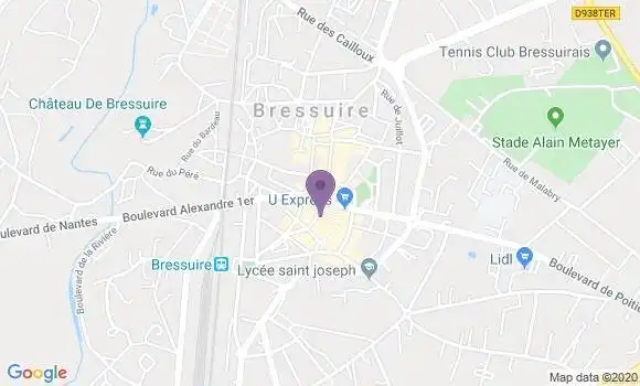 Localisation LCL Agence de Bressuire