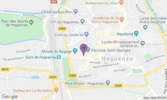 Localisation BNP Paribas Agence d
