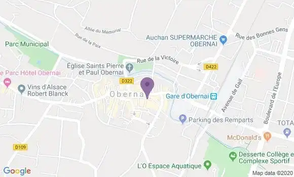 Localisation BNP Paribas Agence d