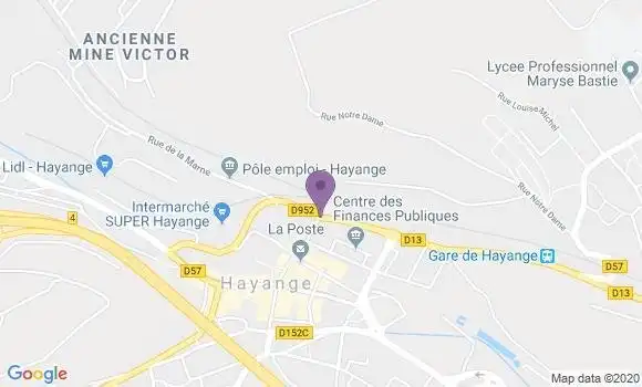 Localisation BNP Paribas Agence d