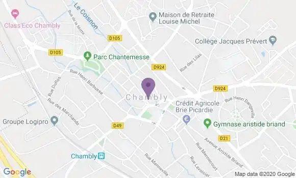 Localisation LCL Agence de Chambly