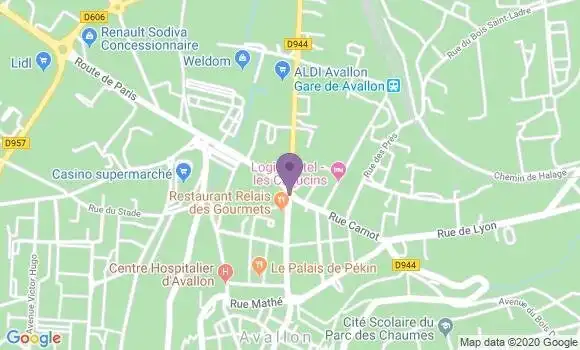Localisation BNP Paribas Agence d