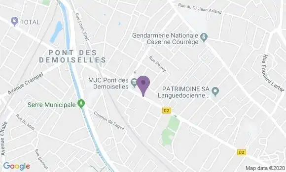Localisation BNP Paribas Agence de Toulouse Saint Exupéry