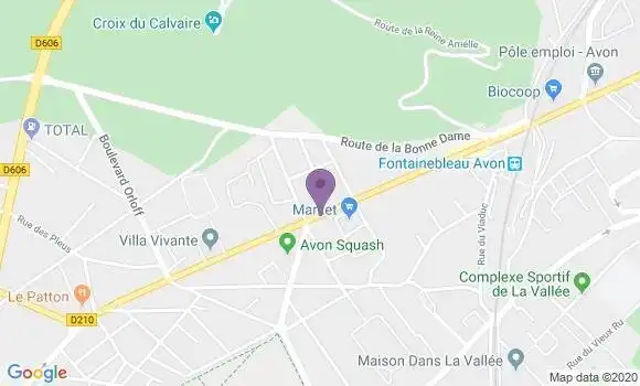 Localisation BNP Paribas Agence d