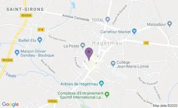 Localisation LCL Agence d
