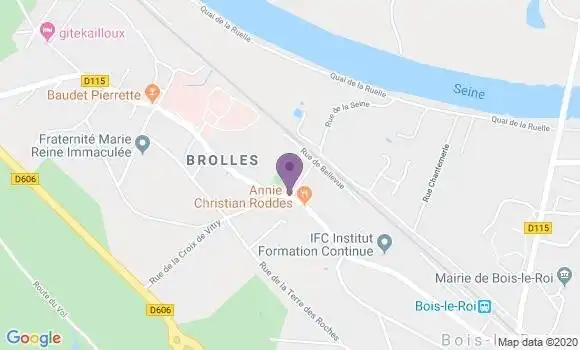 Localisation BNP Paribas Agence de Bois le Roi