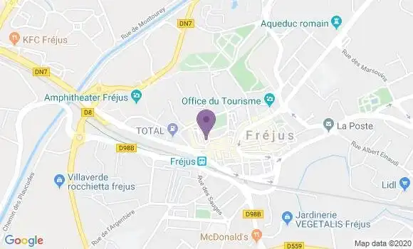 Localisation LCL Agence de Saint Aygulf