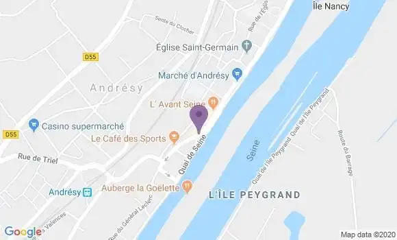 Localisation BNP Paribas Agence d