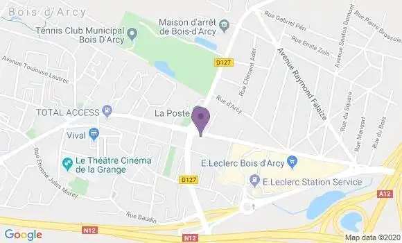 Localisation BNP Paribas Agence de Bois d