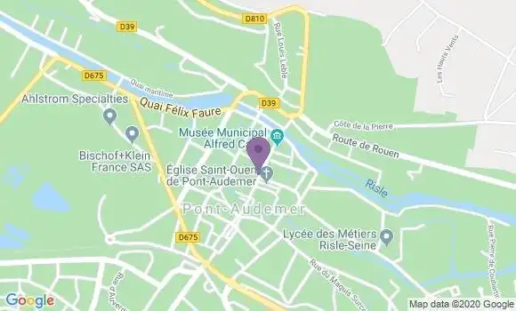 Localisation LCL Agence de Pont Audemer