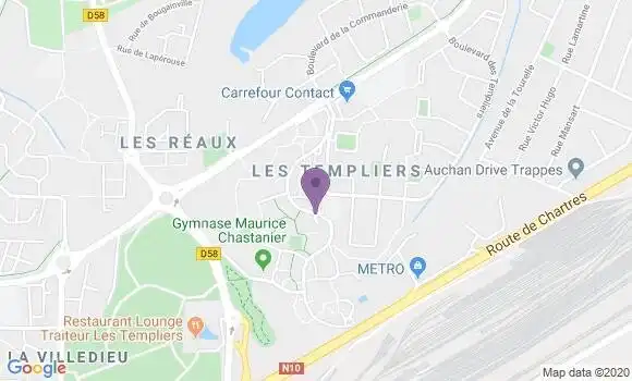 Localisation BNP Paribas Agence d