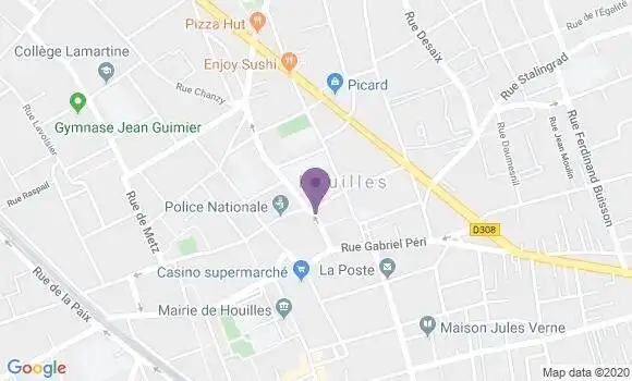 Localisation BNP Paribas Agence d
