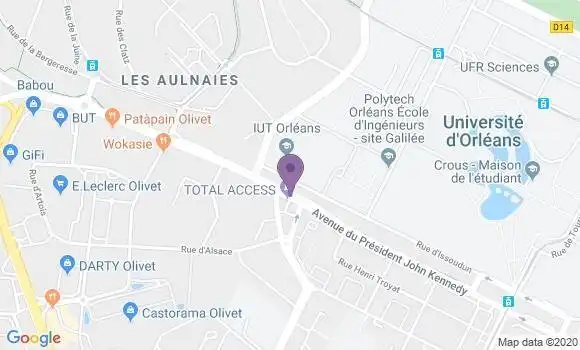 Localisation LCL Agence d
