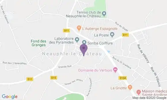 Localisation BNP Paribas Agence de Neauphle le Château