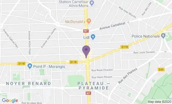 Localisation BNP Paribas Agence d