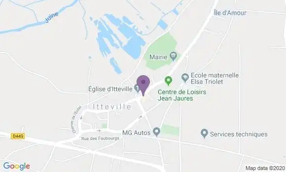 Localisation BNP Paribas Agence de Ballancourt sur Essonne