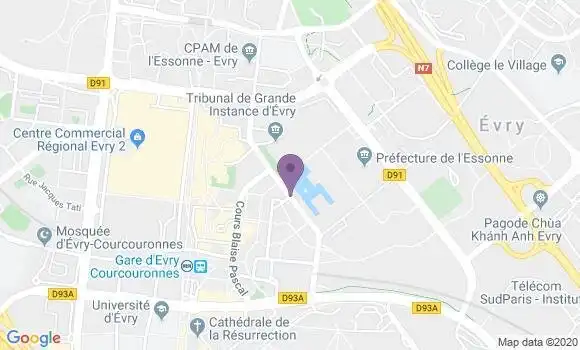 Localisation BNP Paribas Agence d
