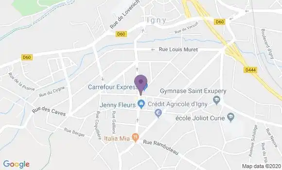 Localisation BNP Paribas Agence d