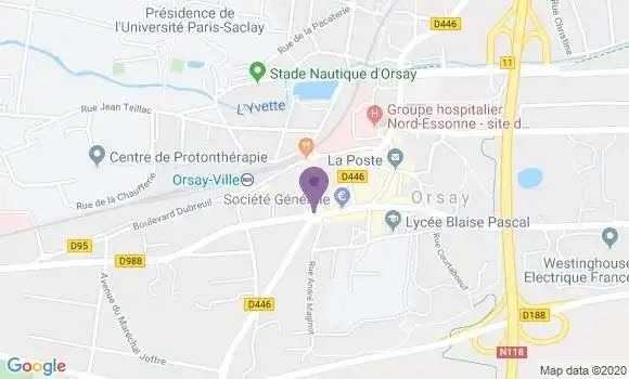 Localisation BNP Paribas Agence d