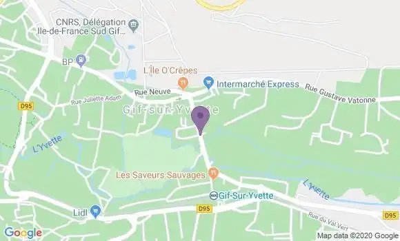 Localisation LCL Agence de Gif sur Yvette