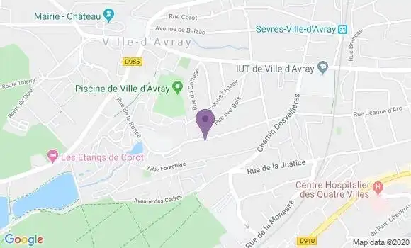 Localisation BNP Paribas Agence de Ville d