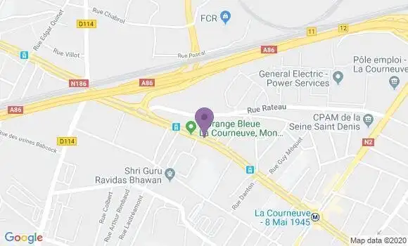 Localisation BNP Paribas Agence d