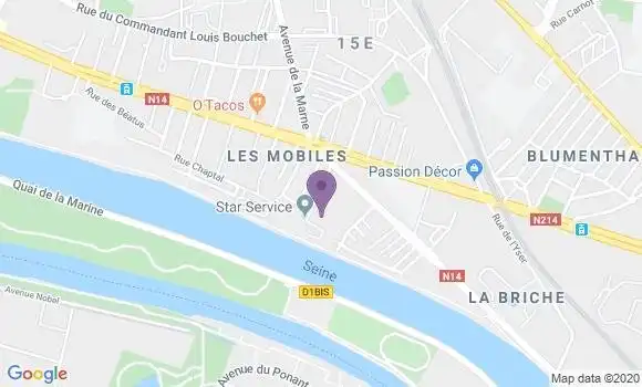 Localisation BNP Paribas Agence d