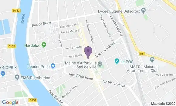 Localisation BNP Paribas Agence d