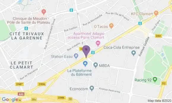 Localisation LCL Agence de Clamart Petit Clamart