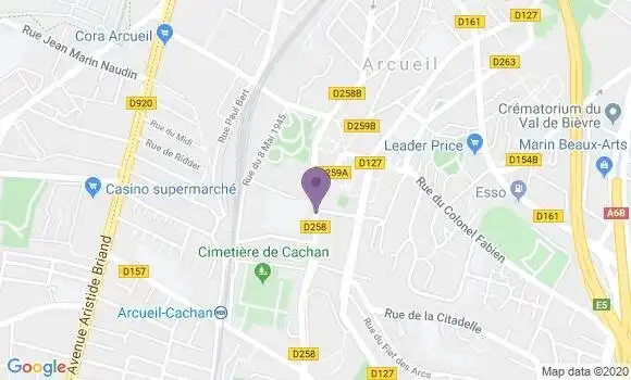Localisation BNP Paribas Agence d