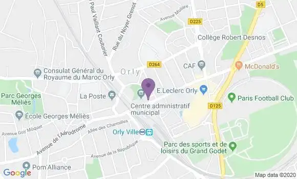 Localisation BNP Paribas Agence d