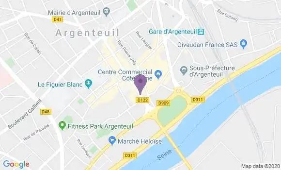 Localisation BNP Paribas Agence d