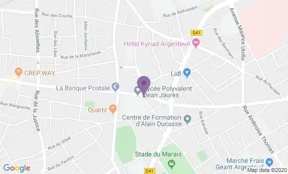 Localisation BNP Paribas Agence d