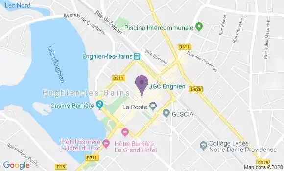 Localisation BNP Paribas Agence d