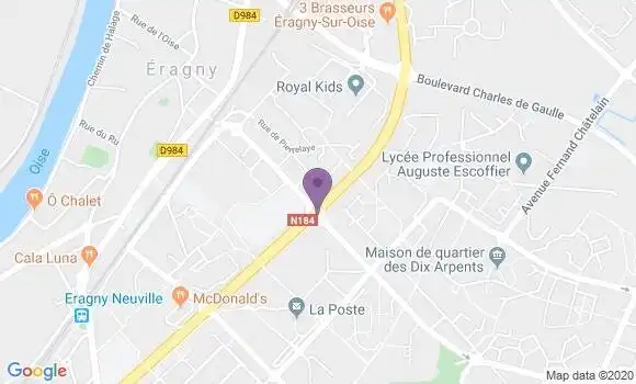 Localisation BNP Paribas Agence d
