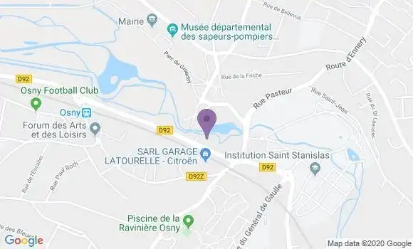 Localisation BNP Paribas Agence d